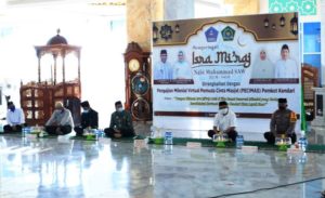 Peringati Isra Mi’raj, Dandim 1417 Hadir di Masjid Al Alam Kota Kendari