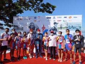 Wali Kota Kendari : Semua Juara Lomba Triathlon asal Sultra akan Kita Kirim ke Series III di Palembang