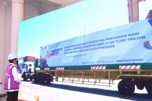 84 Ton Tepung Kelapa di Ekspor Serentak oleh Presiden Jokowi