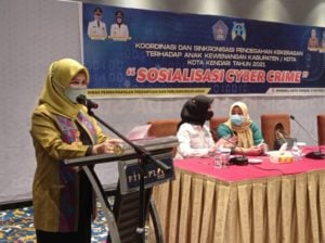 Antisipasi Bahaya Cyber Crime terhadap Anak, DP3A Kota Kendari Gelar Sosialisasi