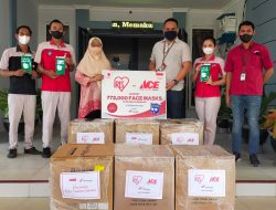 ACE Hardware Indonesia dan Iris Ohyama Serahkan Donasi 10.080 Masker ke Dinkes Kota Kendari
