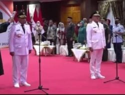 Gubernur Sultra Resmi Lantik Wali Kota Baubau dan Pj Bupati Buton Tengah