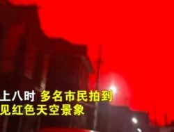 Langit di Provinsi Zhejiang China Menjadi Merah Menyala, Ini Penjelasan Biro Meteorologi