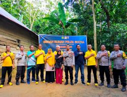 Wa Ode Maambe Akhirnya Dapat Bantuan Program Bedah Rumah dari Polda Sultra, Kapolsek Mandonga: Kita Akan Bangunkan Rumah Permanen Tipe 36