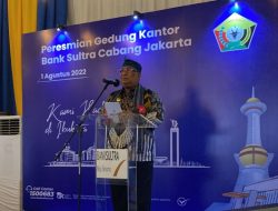 Gubernur Sultra Resmikan Gedung Kantor Bank Sultra di Jakarta, Ali Mazi: Ini Menjadi Catatan Penting Dalam Sejarah Perjalanan Bank Sultra