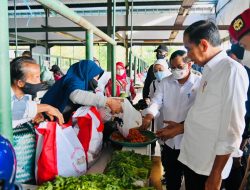 Presiden RI Joko Widodo Berikan Bantuan Modal Kerja pada PKL di Buton Selatan