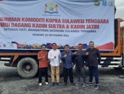 Binaan Kadin Sultra Kirim 28 Ton Kopra ke Surabaya
