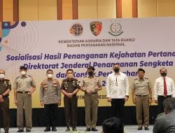 Kajati Sultra Terima Penghargaan dari Menteri ATR/BPN terkait Pemberantasan Mafia Tanah