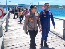 Dirpolairud Polda Sultra Cek Pengamanan di Pantai Toronipa dan Pulau Bokori, Ini Pesannya