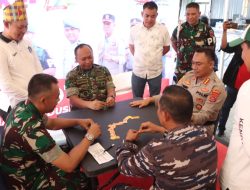 Perkuat Sinergitas TNI, Polri, Pemerintah dan Masyarakat, Polresta Kendari Gelar Open Tournament Letta Domino di Eks MTQ Kendari