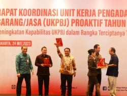 Raih Penghargaan Terbaik UKPBJ Proaktif dari LKPP, Sekjen Kemenkumham RI: Ini Merupakan Hasil dari Kerja Keras dan Komitmen Seluruh Jajaran Kemenkumham