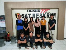 Hotel Happy Inn Digerebek Tim Buser77, Lima Pelaku Prostitusi Online Dibekuk dan Digelandang Ke Polresta Kendari