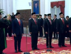 Jokowi Lantik Menteri, Wamen dan Watimpres, Ini Nama-namanya