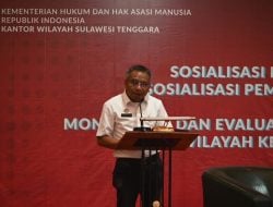 Kanwil Kemenkumham Sultra Gelar Sosialisasi Anti Korupsi, Pemberantasan Anti Pungli dan Gratifikasi, Ini Pesan Kakanwil