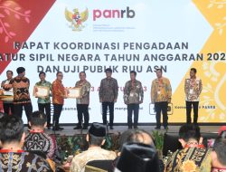 Kemenkumham RI Raih Penghargaan Dari KemenPAN-RB Sebagai Instansi Pemerintah Dengan Tata Kelola Pengadaan ASN Terbaik Di Indonesia