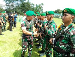Sambut Kedatangan Satgas Pamtas Yonif 725/Woroagi dari Papua, Pangdam: Selamat Telah Berhasil Menjalankan Tugas