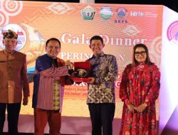 Pj Gubernur Gelar Gala Dinner Bersama Kepala BNPB dan Para Tamu PRB 2023 Se Indonesia di Pelataran Rujab Gubernur Sultra