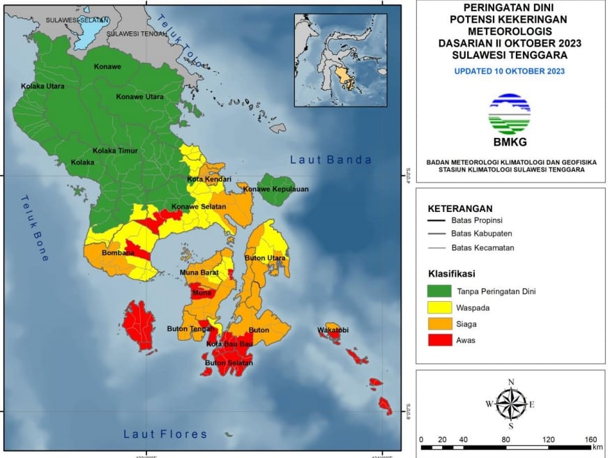 BMKG Terbitkan Peringatan Dini Potensi Kekeringan Meteorologis Periode ...