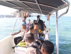 Jelang H-6 Pencoblosan, Kapolresta Kendari Cek Kesiapan Pengamanan TPS di Desa Saponda Laut, Konawe