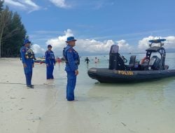 Memastikan Keamanan Pengunjung, Dit Polairud Polda Sultra Gelar Patroli Tempat Wisata Pulau Bokori dan Pantai Toronipa