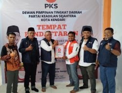 Terus Mengalang Koalisi Pilwali, SKI Ambil Formulir Pendaftaran Calon Wali Kota di PKS Kota Kendari