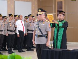 Kapolda Sultra Lantik Brigjen Amur Chandra Juli Buana Sebagai Wakapolda Sultra