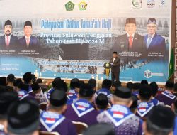 Pj Gubernur Andap Budhi Revianto Lepas Jamaah Calon Haji Sultra