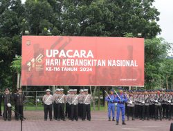 Wakapolda Sultra, Brigjen Pol Amur Chandra Juli Buana Pimpin Upacara Harkitnas ke-116, Sampaikan Amanat Menkominfo RI