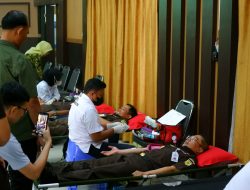 Kejati Sultra Bersama PMI Kota Kendari Gelar Kegiatan Donor Darah