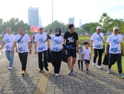 HUT ke 56 Sinergi Lestari, Purnabakti PT Vale Gelar Jalan Santai dan Bersih-Bersih Lingkungan di Losari