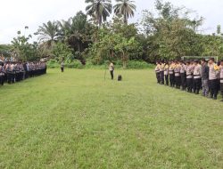 Polresta Kendari Kerahkan 185 Personil Guna Mengamankan Tahapan Pendaftaran Calon di KPU Kota Kendari