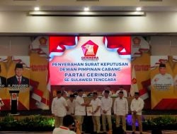 Prabowo Subianto Beri Amanah Kepada Harmin Ramba, Sebagai Ketua DPC Gerindra Konawe