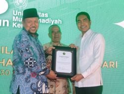 Kemenkumham Sultra Terima Penghargaan sebagai Mitra Kerja Terbaik dari Universitas Muhammadiyah Kendari