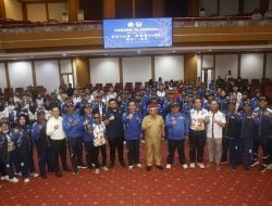 Lepas Kontingen, Pemprov Sultra Harap Kontingen Sultra Mampu Berprestasi Optimal di PON XXI Aceh-Sumut 2024