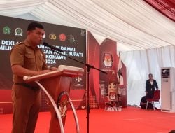 Pj Bupati Konawe Harapkan Pilkada Konawe Berlangsung Tertib, Aman dan Damai