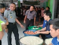 Pastikan Asupan Gizi WBP Terpenuhi, Kakanwil Kemenkumham Sultra Lakukan Monitoring dan Pengawasan di Rutan Kelas II A Kendari