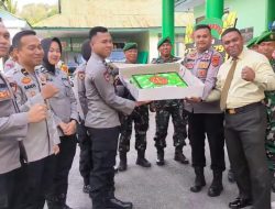 Wujud Sinergitas, Polresta Kendari Beri Kejutan di HUT TNI Ke 79 Tahun 2024