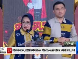 Debat Publik Pilgub Sultra, Calon Gubernur Sultra Nomor Urut 4 Tina Nur Alam Tampilkan Rekam Jejak Keberhasilan Program Bahteramas, Ini Capaiannya