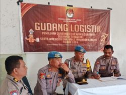 Pastikan Keamanan Logistik Pilkada, Polresta Kendari Tingkatkan Pengamanan di Gudang Logistik KPU Kota Kendari