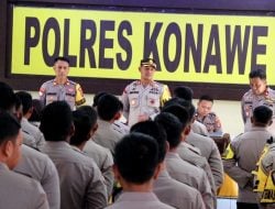 Kapolres Konawe Ingatkan Personilnya Untuk Netral dan Tidak Terlibat Politik Praktis