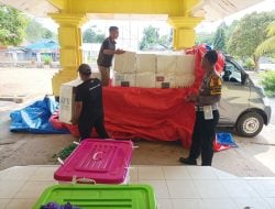 Usai Pleno Kecamatan, Polresta Kendari Lakukan Pengawalan Ketat Logistik Pilkada Menuju Gudang KPU Konsel