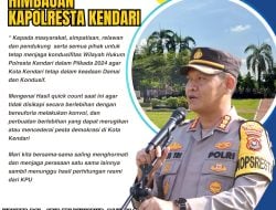 Polresta Kendari Keluarkan Himbauan Pasca Pencoblosan Pilkada Damai 2024, Ini Himbauannya