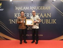 Kemenkum RI Raih Terbaik ke 3 Anugerah Keterbukaan Informasi Publik 2024