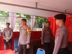 Kapolresta Kendari Gelar Pengecekan Pos Pam Jelang Natal 2024 dan Tahun Baru 2025