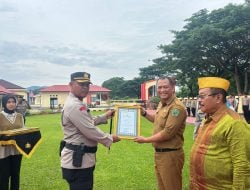 Berkontribusi Dalam Pelaksanaan Tugas Polri di Konawe, Kapolres Konawe Berikan Penghargaan Terhadap Personel Polres Konawe dan Masyarakat Sipil