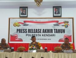 Tahun 2024, Polresta Kendari Berhasil Tangani Perkara Tindak Pidana Sebanyak 1.023 Kasus