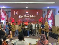 KPU Kota Kendari Tetapkan Pasangan Calon Nomor Urut 1 Siska-Sudirman Sebagai Pemenang dalam Pilwali Kota Kendari 2024