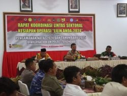 Polresta Kendari Gelar Rakor Lintas Sektoral Jelang Natal dan Tahun Baru 2024