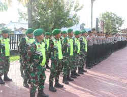 Malam Takbiran Idul Fitri 1446 H, Polresta Kendari Lakukan Pengamanan Patroli Gabungan