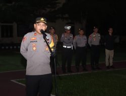 Ciptakan Rasa Aman Bagi Kawasan Pemukiman yang Ditinggal Mudik, Polresta Kendari Gelar Patroli Gabungan Skala Besar